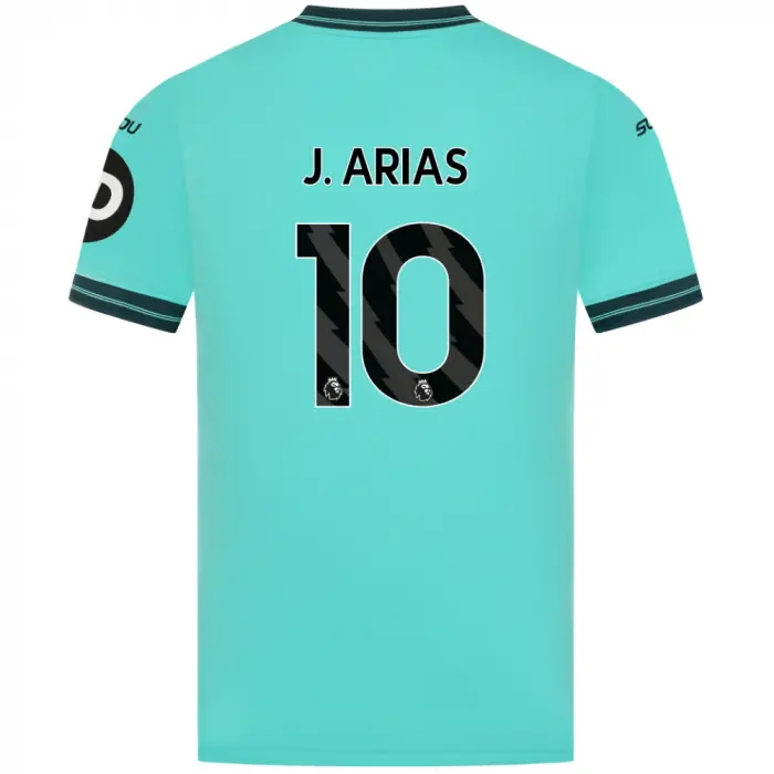 Wolverhampton Wanderers Shirt Store | 2025-26 Wolves Pro Away Shirt – Adult J. ARIAS 10 Collection Wolverhampton Wanderers Official Gear